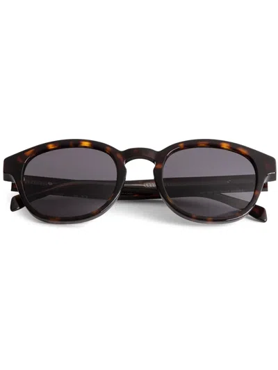 Zadig & Voltaire Zv23h6 Round-frame Sunglasses In Brown
