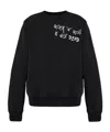 Zadig & Voltaire Aime Rock 'n' Roll Embroidered Sweatshirt In Black