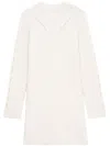 Zadig & Voltaire Alky Knitted Mini Dress In Weiss