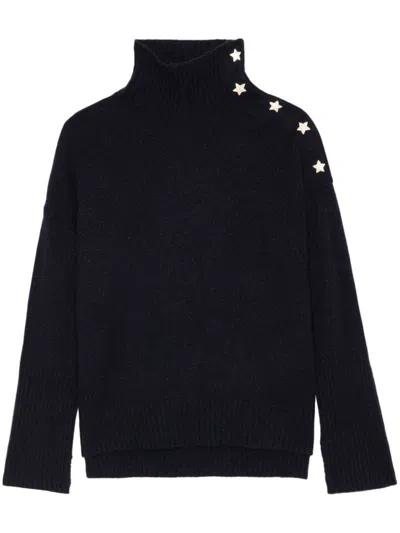 Zadig & Voltaire Alma Bijoux Jumper In Blue