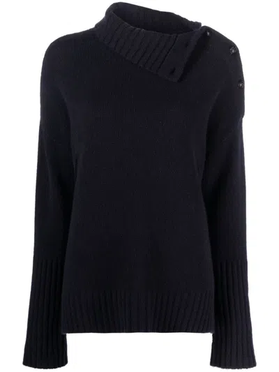 Zadig & Voltaire Alma Cashmere Knitted Jumper In Blue