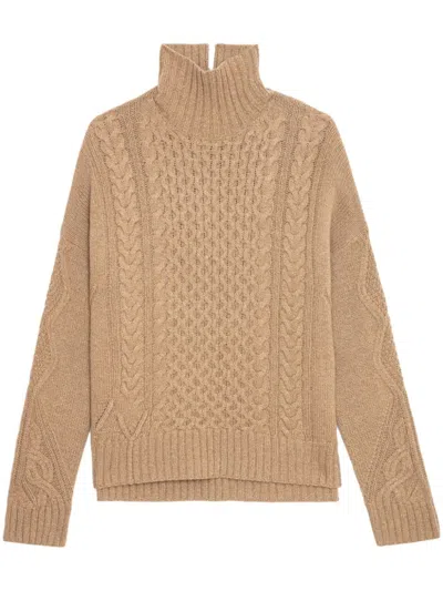 Zadig & Voltaire Alma Jumper In Squirrel