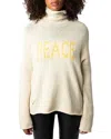 ZADIG & VOLTAIRE ALMY MERINO WOOL FUNNEL NECK SWEATER