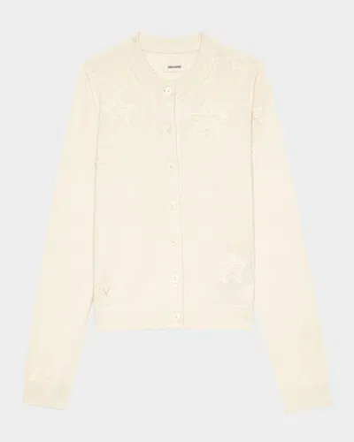 ZADIG & VOLTAIRE ALPHA SECO STARS CARDIGAN