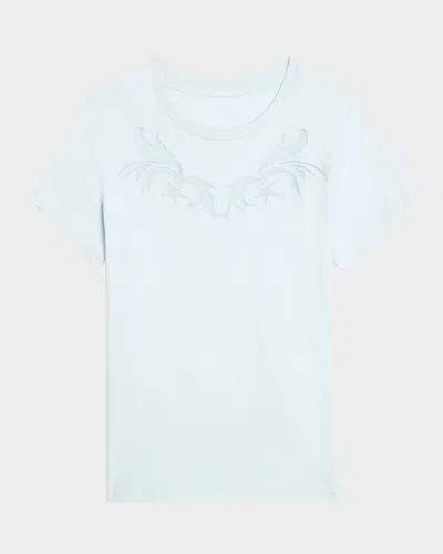 ZADIG & VOLTAIRE ALYS FISHNET T-SHIRT