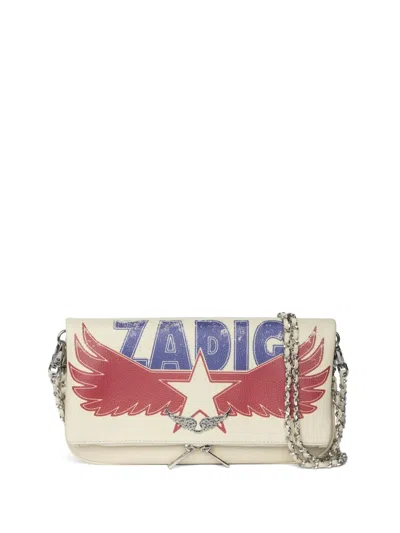 Zadig & Voltaire America Leather Shoulder Bag