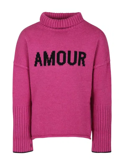 Zadig & Voltaire Kids' Amour Wool Jumper In Pink