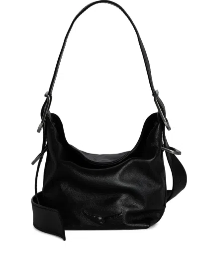 Zadig & Voltaire Baby Jane Shoulder Bag In Black