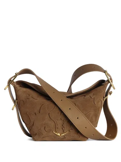 Zadig & Voltaire Baby Jane Shoulder Bag In Brown