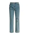 Zadig & Voltaire Belt Loop Jeans In Blue