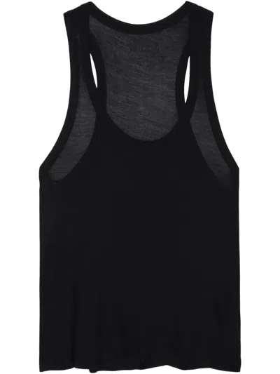 Zadig & Voltaire Bianca Tank Top In Black