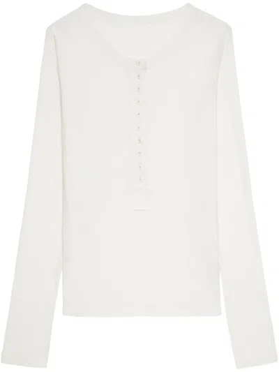 Zadig & Voltaire Blair Long Sleeves In White