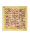 Zadig & Voltaire Blondie 85 Butterfly Neon Silk Square Scarf In Shea