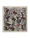 Zadig & Voltaire Blondie 135 Organic-silk Scarf In Flash