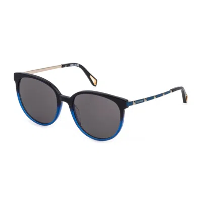 Zadig & Voltaire Blue Acetate Sunglasses In Black