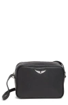 Zadig & Voltaire Body Wings X-small Crossbody Bag In Black