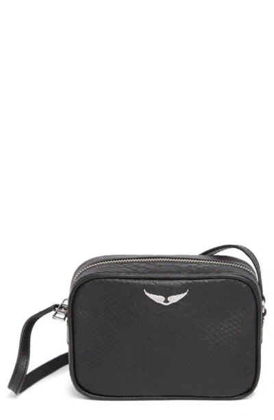 Zadig & Voltaire Body Wings X-small Savage Crossbody Bag In Noir
