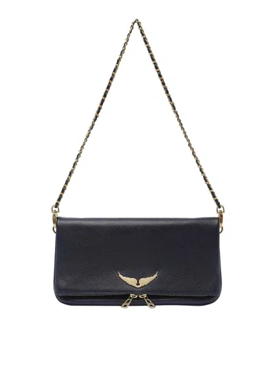 Zadig & Voltaire Leather Bag In Azul