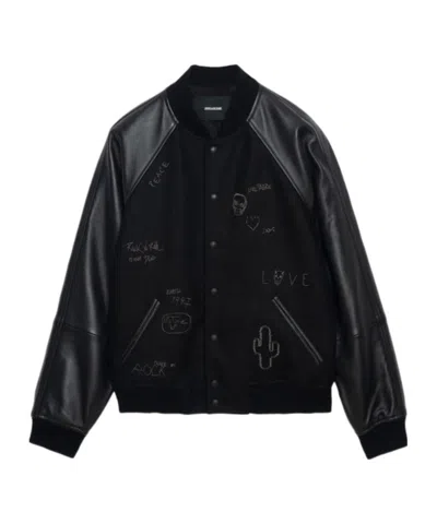 Zadig & Voltaire Boris Jacket In Black