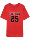 Zadig & Voltaire Womens Crimson Bow Voltaire Rhinestone-embellished Organic Cotton-jersey T-shirt Xs In Red