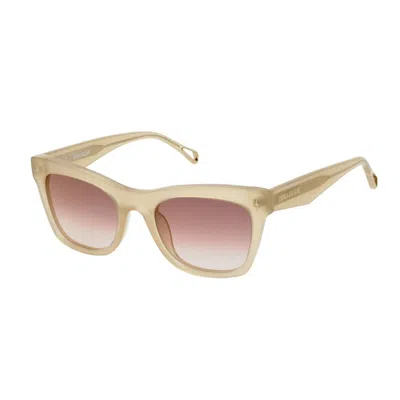 Zadig & Voltaire Brown Acetate Sunglasses In Neutral