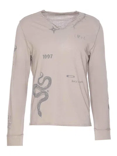 ZADIG & VOLTAIRE SERAFINO MONASTIR HENLEY T-SHIRT