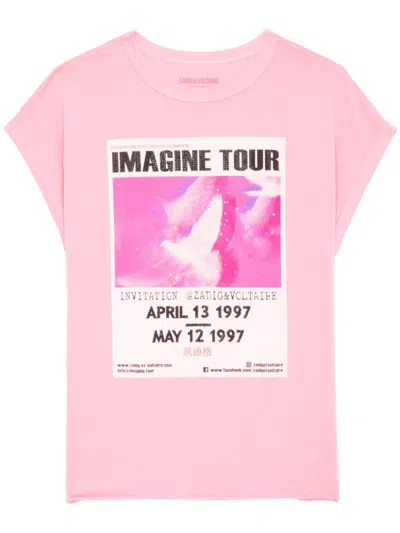 Zadig & Voltaire Cecilia T-shirt In Chamallow
