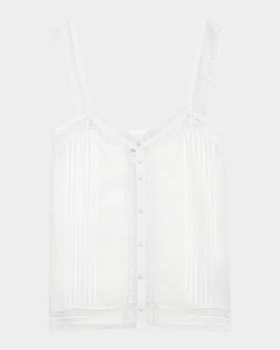 Zadig & Voltaire Celite Tomboy Camisole In White