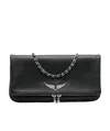Zadig & Voltaire Chain Shoulder Bag In Black