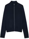 Zadig & Voltaire Charly Wool Cardigan In Blue