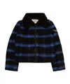Zadig & Voltaire Check Zipper Jacket In Black