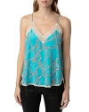 ZADIG & VOLTAIRE CHRISTY CDC CHAINES CAMISOLE
