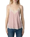 Zadig & Voltaire Christy Jacquard Wings Tank Top In Primerose