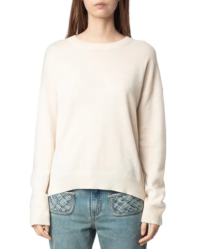 ZADIG & VOLTAIRE CICI STAR PATCH CASHMERE SWEATER