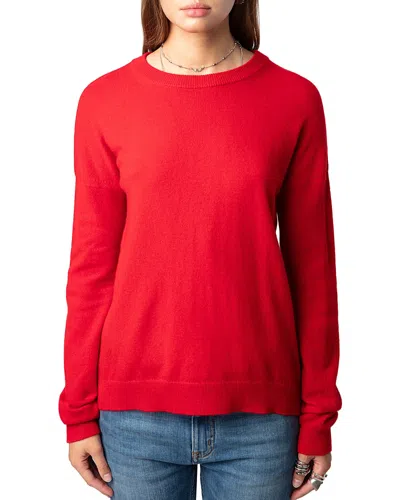 Zadig & Voltaire Cici Sweater In Cerise