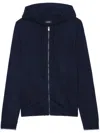 Zadig & Voltaire Clash Zip-up Hoodie In Blue