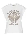 Zadig & Voltaire Womens Cloe Rhinestone-embellished Organic Cotton-jersey Tank Top White In White