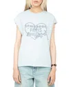 Zadig & Voltaire Cloe Somebody Loves Strass Tank Top