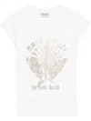 Zadig & Voltaire Womens Cloe Rhinestone-embellished Organic Cotton-jersey Tank Top White In White