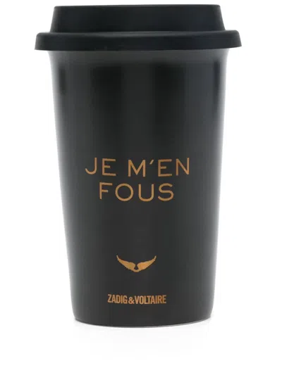 Zadig & Voltaire Coffee Mug (8cm X 15cm) In Schwarz