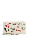 Zadig & Voltaire Illustration-print Wallet In Neutrals