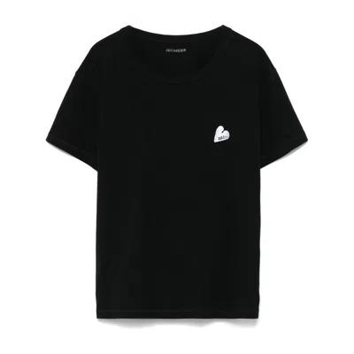 Zadig & Voltaire Cotton T Shirts In Black