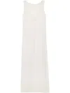 Zadig & Voltaire Womens Ecru Deva Sleeveless Cotton-blend Maxi Dress In White