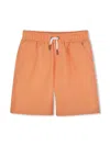 Zadig & Voltaire Drawstring Swim Shorts In Orange