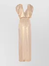 Zadig & Voltaire Dress With Metallic Finish And Split Detail