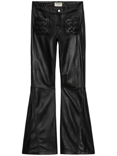 Zadig & Voltaire Ecume Trousers In Noir