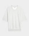 Zadig & Voltaire Edmond Destroyed Embellished Sweatshirt
