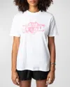 Zadig & Voltaire Edwin Co Hearts T-shirt In Blanc