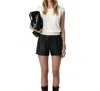 ZADIG & VOLTAIRE EMMYL SWEATER IN WINGS ECRU