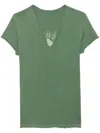 Zadig & Voltaire Fallen Angel T-shirt In Green